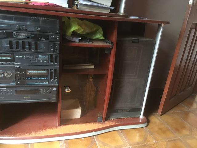 Rack de madeira usado