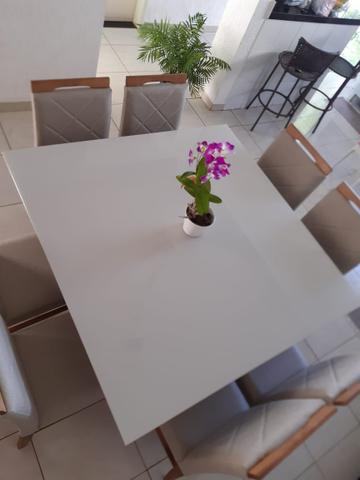 Mesa de jantar Akila oito 8 completa - Foto 3