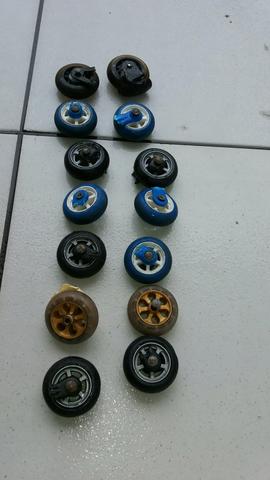 7 pares de roda de silicone - Foto 3