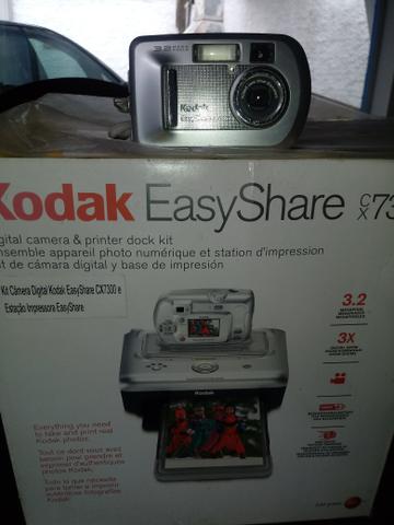 Camera digital kodak com impressora