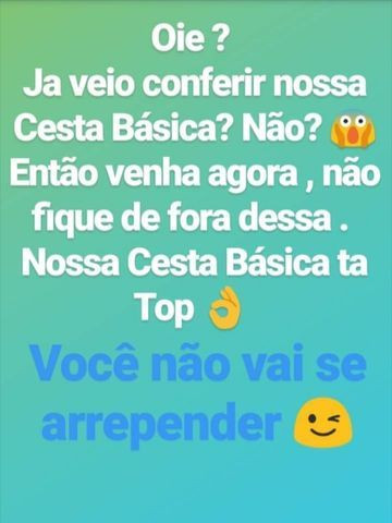 Temos os melhores precos de Cestas básica , Caixa de leite e cartela de ovos