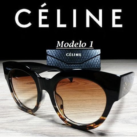 Óculos Feminino Céline Petra Redondo CL41447 com Proteção UV