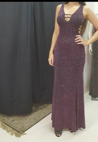 vestido de festa tecido lurex