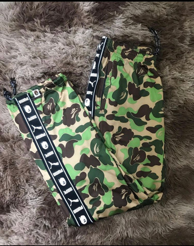 calça puma x bape