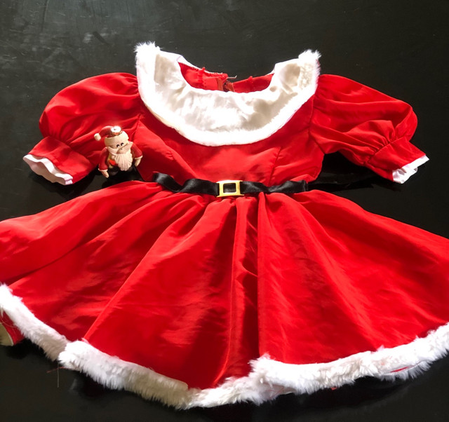 vestido natalino infantil