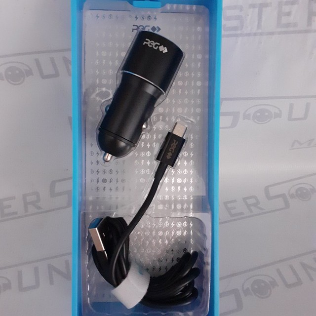Kit carregador veícular. Com duas entradas usb. Cabo com entrada V8. Novo.  - Foto 4