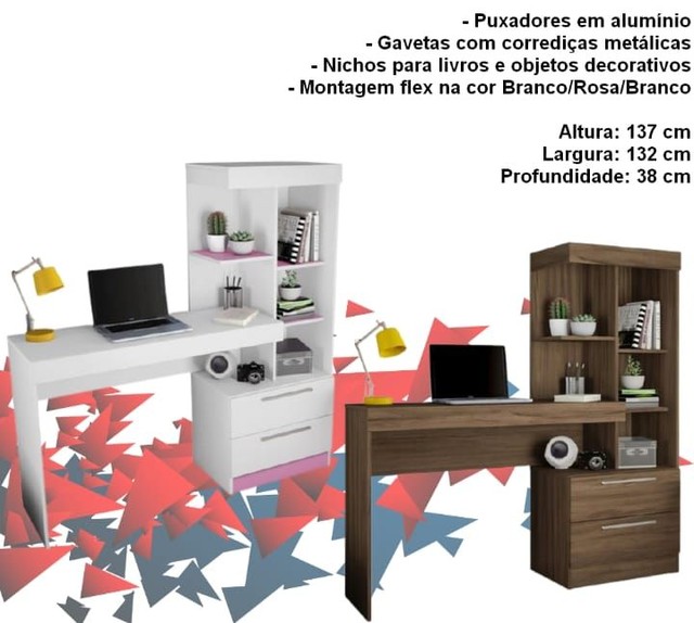 Sala escritório mesa offline com nicho 