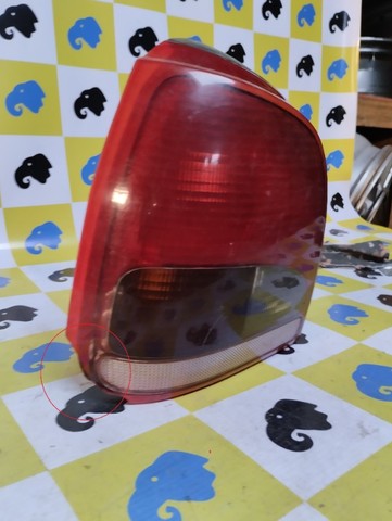 Lanterna Esquerda Fume Volkswagen Gol Bola 1995 A 1999 C Detalhe  - Foto 3