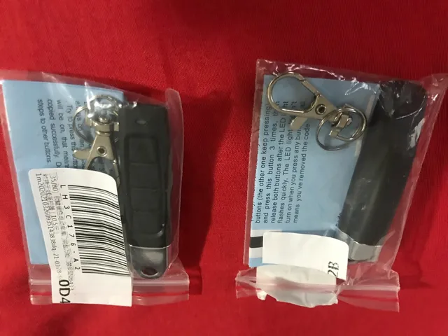 Mini controles remotos chaveiro