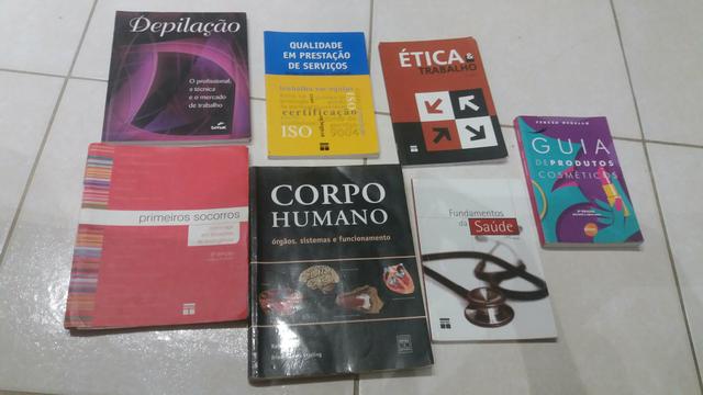 Livros de estudos área da saúde