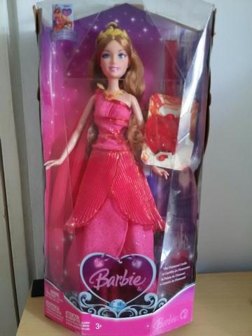 Barbie Princesa Musa Rosa Castelo de Diamante - Mattel