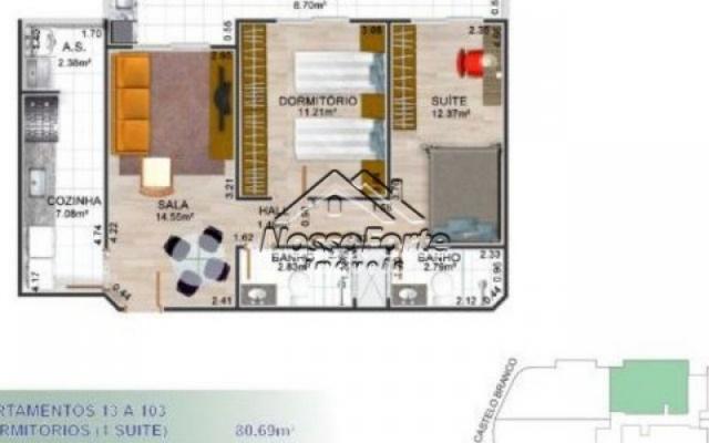 Lançamento Apartamento de frente para o mar no Jardim Real em Praia Grande - Foto 4