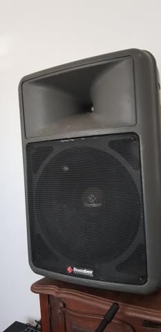 Caixa de som 2 mesa de som 1 e amplificador - Foto 3