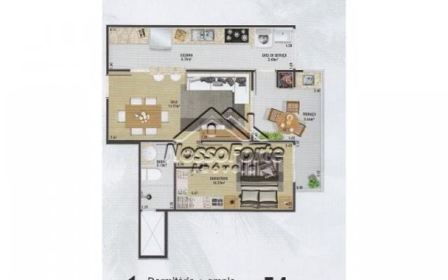 Apartamento na Flórida em Praia Grande - Foto 9