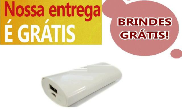 Entrega grátis e brinde Carregador portátil