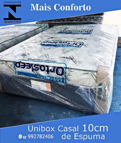 Mega Oferta! Cama Casal Espuma Selada 10cm