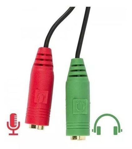 Cabo Adaptador P3 (p2 Combo) P/ Fone E Microfone Headset - Foto 4