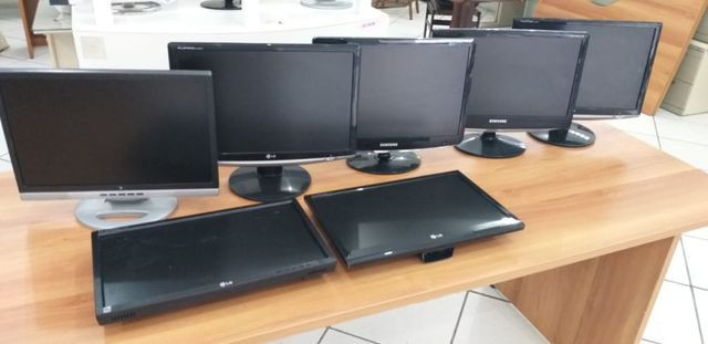 LOTE 10 Monitores LCD Funcionando - Foto 3
