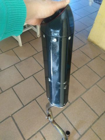 Cano de Moto com ponteira
