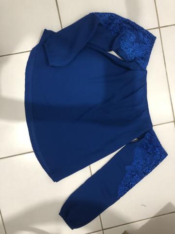 Blusa ciganinha manga longa