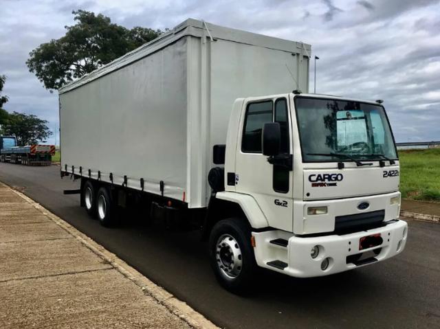 Ford Cargo 2422 2011 Bau Sider 8.5 Mts Impecavel *Posso Parcelar - Foto 4