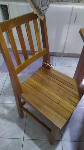 Mesa de madeira de Lei maciça - Foto 4