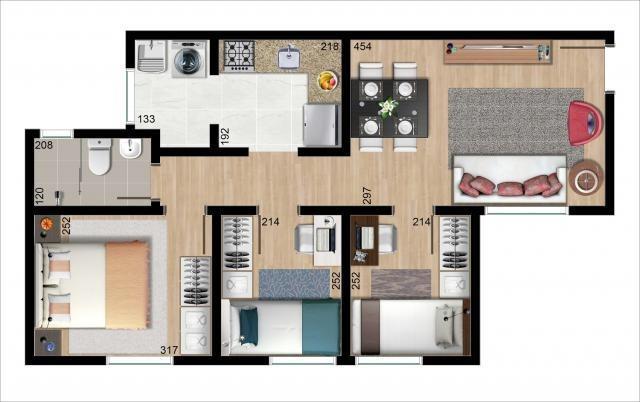 : Apartamentos Santa Cândida entrada parcelada excelente localização - Foto 7