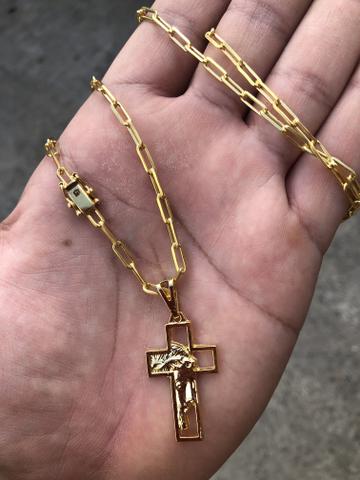 Cartie banhada ouro 18k