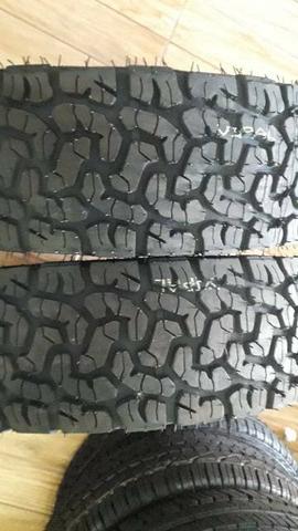 Pneu 14 bf goodrich ko2 REMOULD vipal 185/70r14 caminhonete
