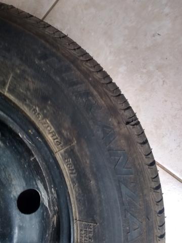Vendo estepe de Sandero aro 14" - Foto 3