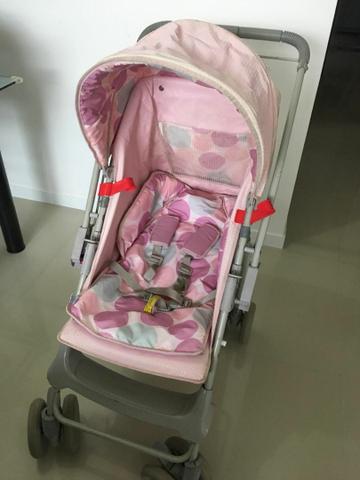 Carrinho de bebê e bebê conforto novos - Foto 6