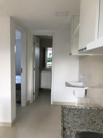 Apto 1/4 novo , mobiliado em ponta negra - Foto 7