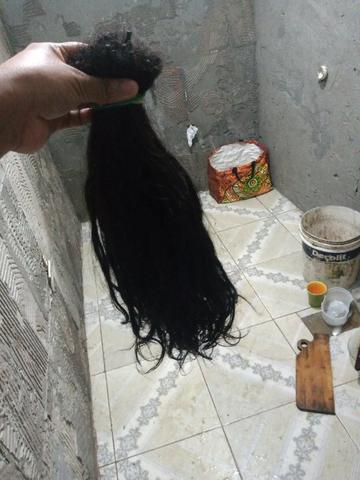 Vendo cabelo de 55 cm humano