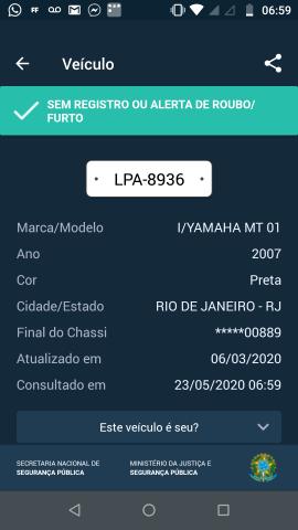 MT 01 2007 (1770cc) (10mil) MOTO PARADA A 8 ANOS ,PRECISA DE FAZER A CHAVE - Foto 7