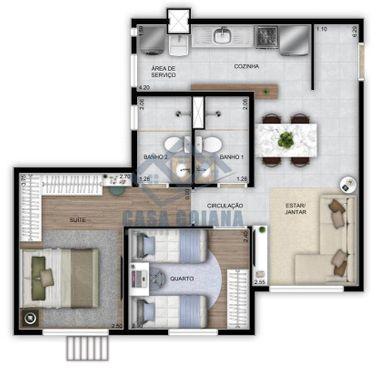 Apartamento à venda no bairro Chácaras da Ge em Goiânia/GO - Foto 6