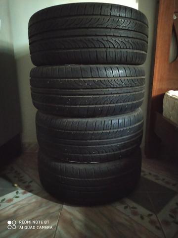 4 Rodas 20 5x100 com pneus. Novo Corolla, Bora, Polo, Fox, Golf 451, Tsuya - Foto 4