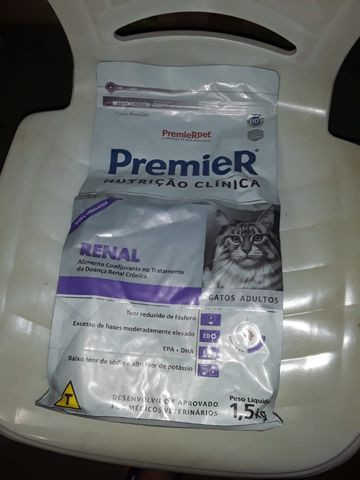 Ração para gatos Premier renal