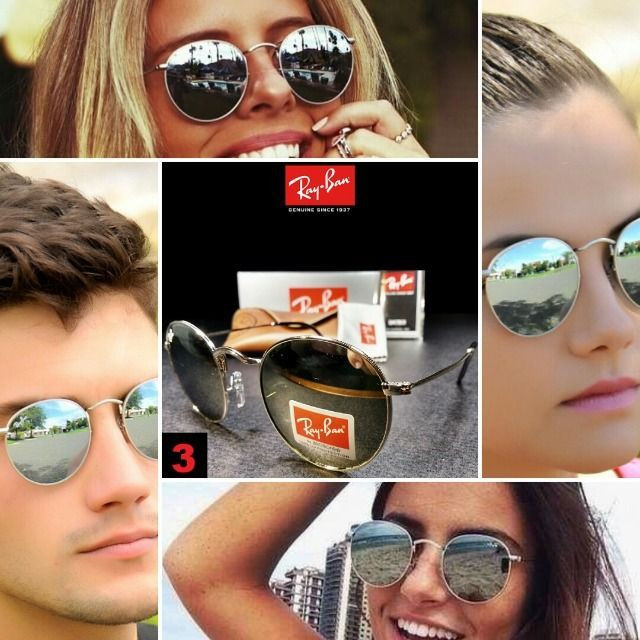 Óculos de Sol Rayban RB3447 Round com Proteção UV - Foto 3