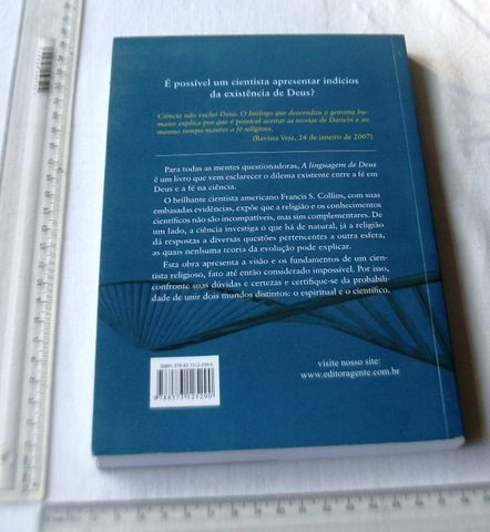 Livro Religioso - A Linguagem de Deus - Francis S. Collins - 2007 - Foto 4
