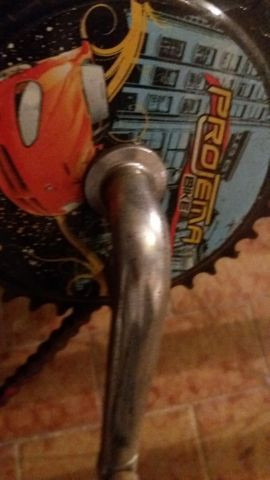 Bicicleta bandeirante antiga projema aro 20 sem Banco - Foto 5