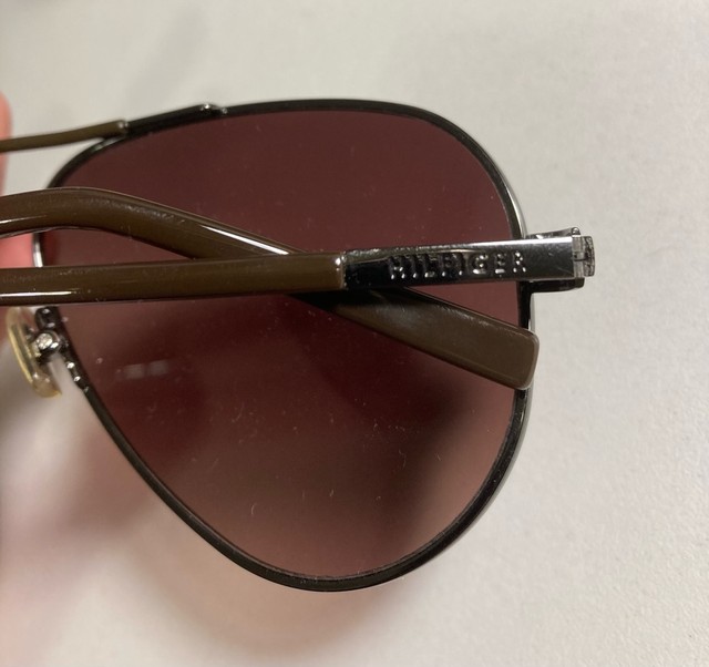 Óculos de Sol Tommy Hilfinger - Aviador - Marrom - Original  - Foto 5