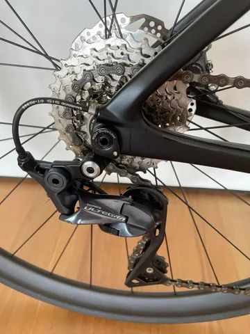 Bicicleta Speed Cannondale Supersix Evo Carbon Shimano Ultegra Disc 22v Tam 54 Ano 2020 - Foto 4