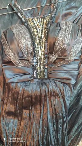 Vestido de festa Prata - Foto 4
