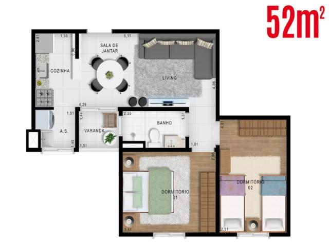 Apartamento jundiai, lancamento jundiai, construtora santa angela, home invest, apartament - Foto 19
