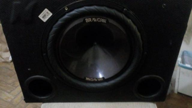Caixa Dutada Palhetada 12 Sub Bravox P12x-d4 Bobina Dupla - Foto 2