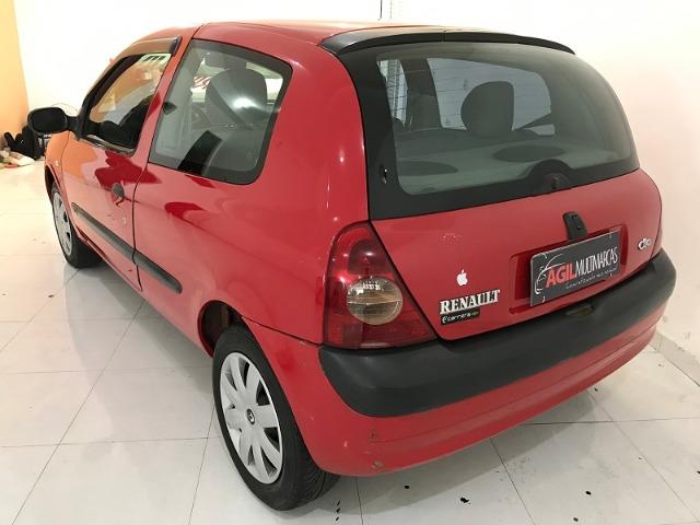 Renault Clio Authentique 1.0 Único dono 2004 Vermelho - Foto 5