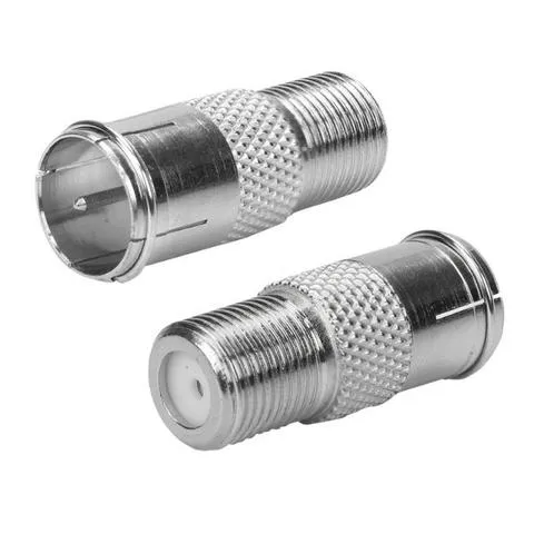 Adaptador Coaxial F Femea X Engate Rapido