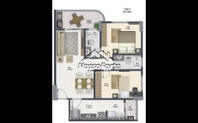 Lançamento Apartamento na Guilhermina em Praia Grande - Foto 17