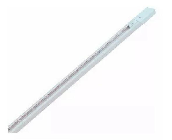 Trilho Eletrificado Branco 2 metros Para Spot Led Suporte