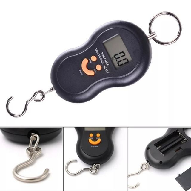 Balança Gancho Digital Portátil Até 50 Kg